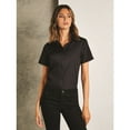 thumbnail image 2 of Kustom Kit Womens Short Sleeve Poplin Shirt, 2 of 3