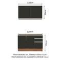 thumbnail image 3 of Cocina Integral Completa Modular Madesa Glamy 120cm MN 03, 3 of 5