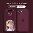thumbnail image 3 of funda para iphone 13 11 12 pro max mini promax carcasa para suave liqiud silicona caso apple iphone 7 8 plus xr xs max 11pro 12pro 13pro max 7+ 8+ se 2020 casos teléfono cámara trasera lente protector, 3 of 4