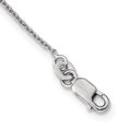 thumbnail image 3 of Sterling Silver & CZ Brilliant Embers Heart Necklace 18 Inch, 3 of 3