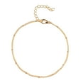 thumbnail image 4 of Guardurnaity Tobillera ajustable Cuentas de metal resistentes al desgaste universal Pulseras de tobillo Accesorio de moda Cadenas de pie para Office Oro 5Conjunto, 4 of 6