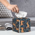 thumbnail image 6 of Tissue Reindeer Box Cover Holder, Square by Xecao - Leather Decorative Organizer for Tabletop, Bathroom, Car, Office, 6 of 8