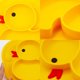thumbnail image 1 of Baby Blue Duck Bandeja de Silicona, Aspiradora Antideslizante para niños, Cuenco con Compartimento Antideslizante, Lavavajillas y Microondas, 1 of 5