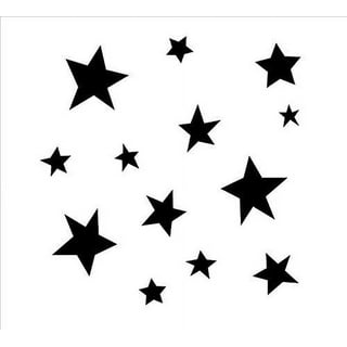 HADDIY Star Stencils for Painting on Wood,16 Pcs Large to Small Different  Sizes Star Templates for Painting,Spraying on Wall and Flags Making