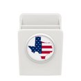 thumbnail image 1 of Mapa de franjas en forma de estrellas de la bandera de Texas USA Estuche de escritorio, 1 of 4