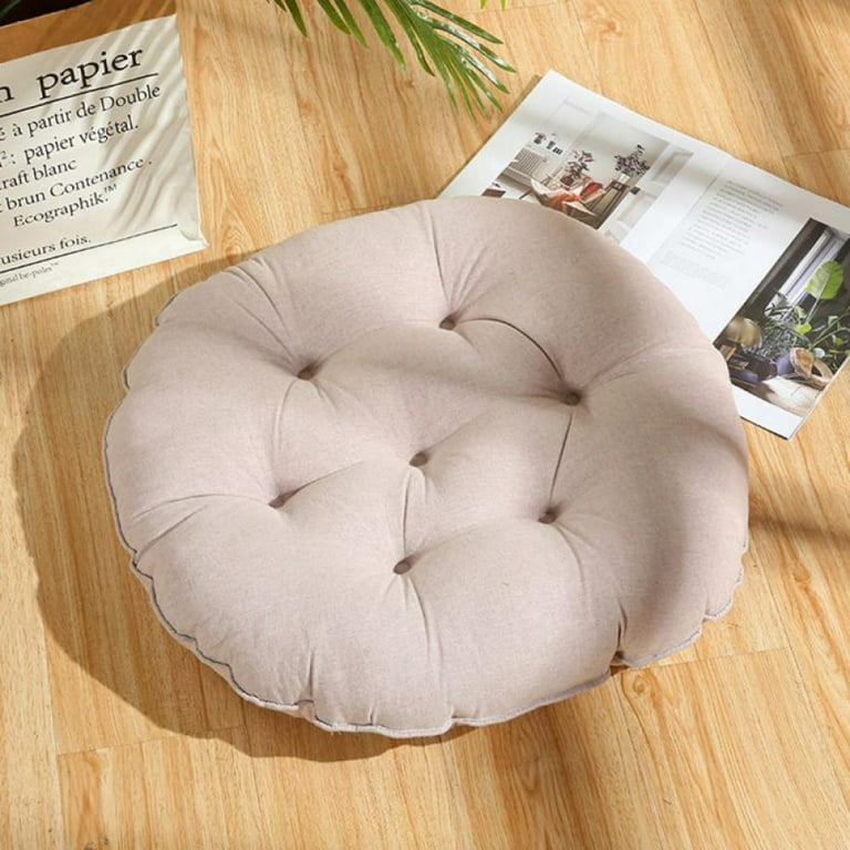 Floor Cushion With Backrest, French Style Seat, Bench Cushion