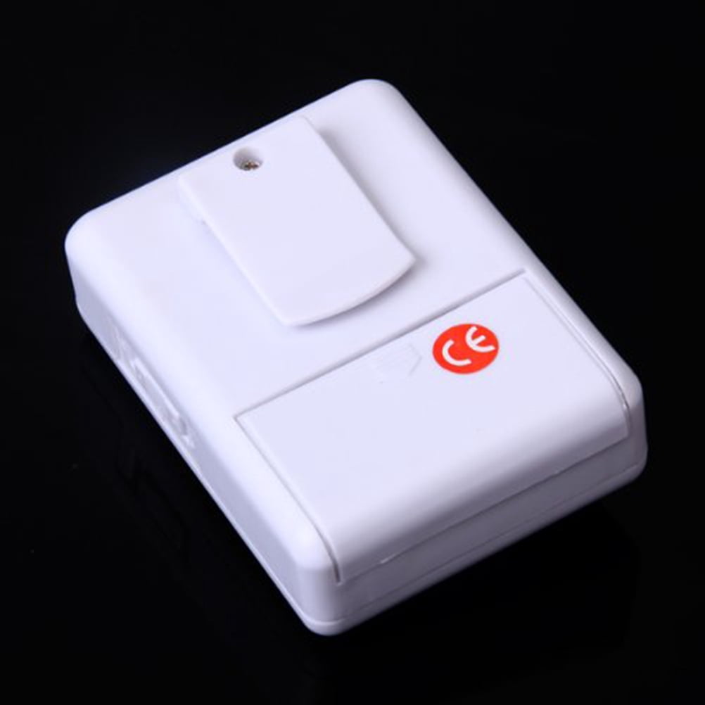 Soimiss Wireless Doorbell Chime White Classic Songs Security Alarm for Guests 1 Set