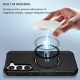 thumbnail image 2 of Magnetic Phone Case for Samsung Galaxy S23 Compatible for Magsafe, Military-Grade Shockproof Protective Case with Built-in Magnet Circle for Samsung Galaxy S23, MS Black, 2 of 9