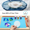 thumbnail image 4 of Resin Heating Pad, Fast Resin Curing Machine with Timer and Lid, 4 Hours Auto Shut Off Drying Pad for Resin, 4 of 7