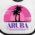 thumbnail image 4 of Inktastic Aruba Vacation Cruise Girls Baby Bib, 4 of 4