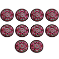 thumbnail image 1 of Posavasos para bebidas, posavasos de tela floral étnica vintage, posavasos para bar, posavasos para amigos, 1 of 5