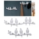 thumbnail image 1 of dos s creativos para pared de pájaros , organizador de decoración atística de pared para colgar sombreros, bolsas, llaves, toallas, perfecl Ganchos para colgar en la pared, 1 of 8