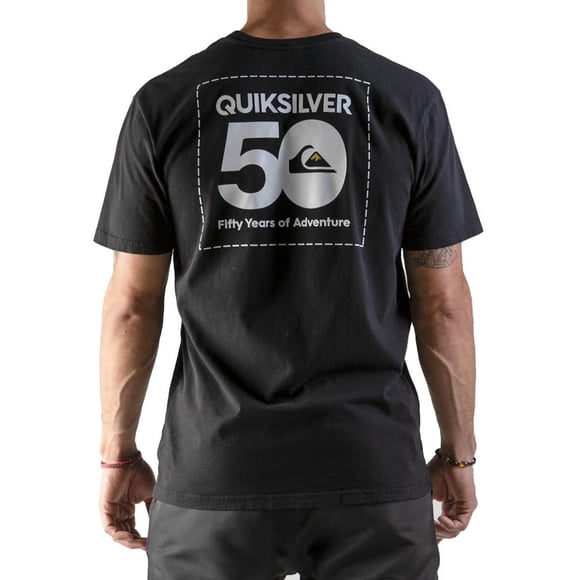 Playera Quiksilver Hombre The Label Negro EQYZT05336KVJ0
