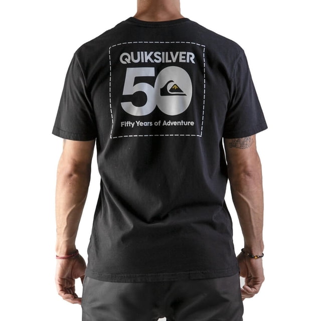 Playera Quiksilver Hombre The Label Negro EQYZT05336KVJ0