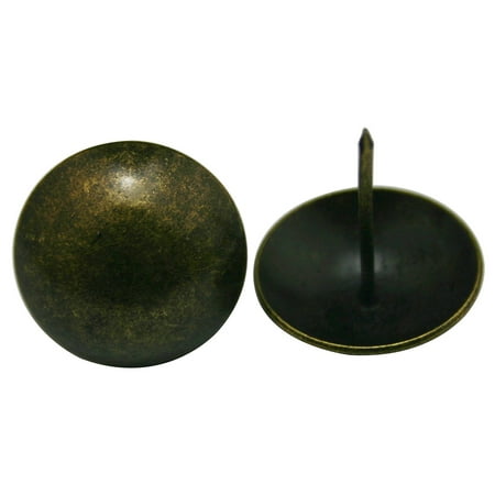 

20pcs 1.6 Inch Antique Brass Round Large-headed Nails