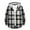 Gray, variant on Hooded Flannel Shirt for Men Plaid Shirts Long Sleeve Flannel Jacket Button-Down Shirt Jacket with Hood Red