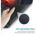 thumbnail image 4 of Japanese Gaming Mouse Pad Black Mouse Pad Kanagawa Large Mousepad Non-Slip Rubber Base Waterproof with Stitched Edges for Gaming Office Home, 31.5x11.8 Inch, 4 of 10