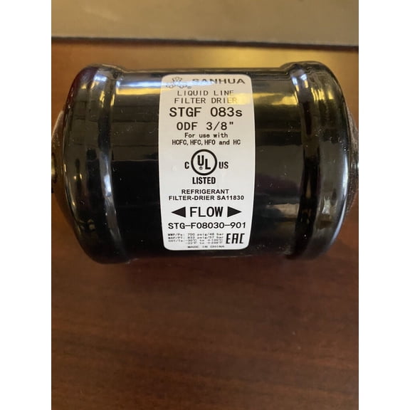 BRAND NEW SANHUA STGF 083S LIQUID LINE FILTER DRIER ODF 3/8"