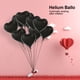 thumbnail image 5 of Globo de decoración, 10 globos plateados de aluminio con forma de corazón de 18, diseño fácil de usar, 5 of 7