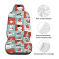 thumbnail image 5 of Sikiie Warm Christmas Memories Car Seat Protector 2 Pack Car Seat Cushion Mat, Car Seat Covers for SUV, Truck, Van, 5 of 7