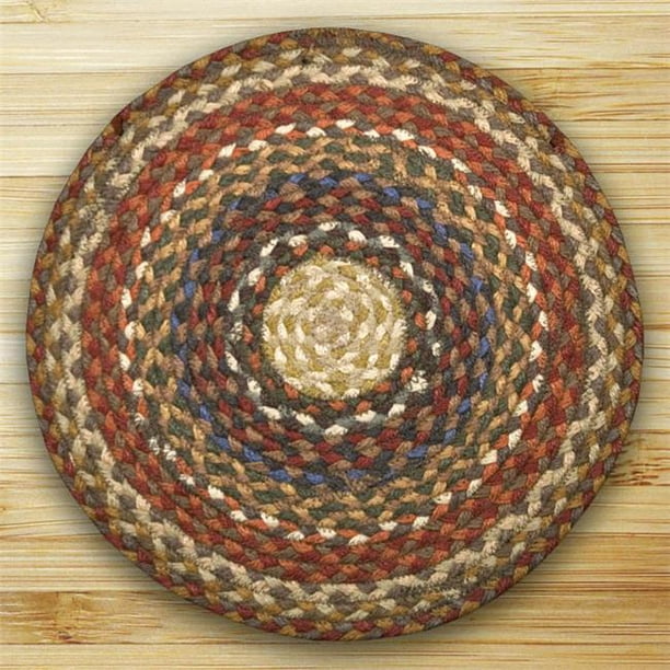 Earth Rugs 16300 HoneyVanillaGinger Round Rug