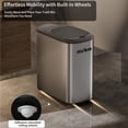 thumbnail image 4 of Sensor de movimiento de acero inoxidable MRBIN para papelera, 10 l/2.6 galones, 4 of 7