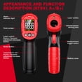 thumbnail image 4 of HABOTEST Infrared Thermometer HT641B+ Handheld Heat Temp Meter -58~1112°F Non-Digital IR Surface Emissivity Industrial Cooking Grill, 4 of 10