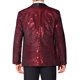 thumbnail image 3 of INSPIRE CHIC Blazers para Hombre Chaquetas de Traje de Lentejuelas Brillantes Metálicas de Cuadros Argyle XL Rojo, 3 of 5