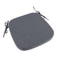 thumbnail image 2 of Cojín de la silla para la silla de comedor, la cubierta lavable lavable, cómodo colchón de asiento interior de piso para el asiento interior para la c Gris oscuro, 2 of 8