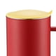 thumbnail image 2 of Tazas de acero inoxidable de doble pared de 550 ml, a prueba de fugas, evitan quemaduras, con aislamiento esmerilado, para el hogar, la cafetería y la oficina, color rojo oscuro de 550 ml., 2 of 5