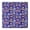 Police And Star, variant on Police and Light Red Pattern Square Fitted Tablecloth with Elastic Edge, Washable Table Cover for Home Kitchen Party and Daily Decor 36in(91cm)