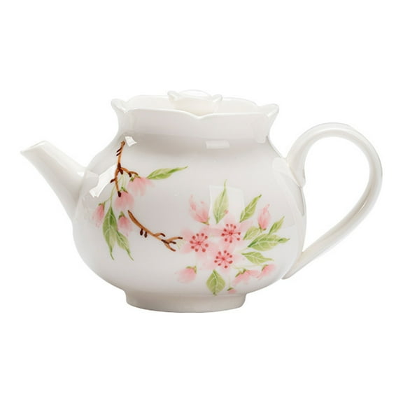 Ceramic Teapot, Hand-painted Porcelain Teapot, Coffee Pot Water Pot, Flower Tea Loose Leaf Tea Pot,  for Coffee  Milk Tea Flower and Fruit Tea