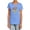 Carolina Blue, variant on DC Flash Desaturated Flash Women's T Shirt, Kelly Green, 2X-Large
