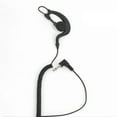 thumbnail image 3 of Uteam Walkie Talkie Ear Hook Headset 3.5mm Single Ear Earphone with Clip Coiled Cable, 3 of 4