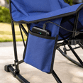 thumbnail image 4 of PNKKODW XL Heated Rocking Camping Chair for Adults,Comfort Outdoor Rocker,Blue with Power Pack,3 Heat Levels,Cup Holder,600D Oxford,Heavy Duty 330 lbs,Folding Chair with Back Support, 4 of 22