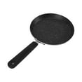 YanMaoYi Crepe Pancake Pan Nonstick Round Shape Aluminum Alloy Portable