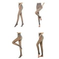 thumbnail image 2 of Medias transparentes sexis de otoño para mujer, mallas transpirables reutilizables para banquetes y niñas, pantimedias de diseño Simple, Prendas para la parte inferior del cuerpo Café Tipo 2 Qarigey AP013888-04, 2 of 6
