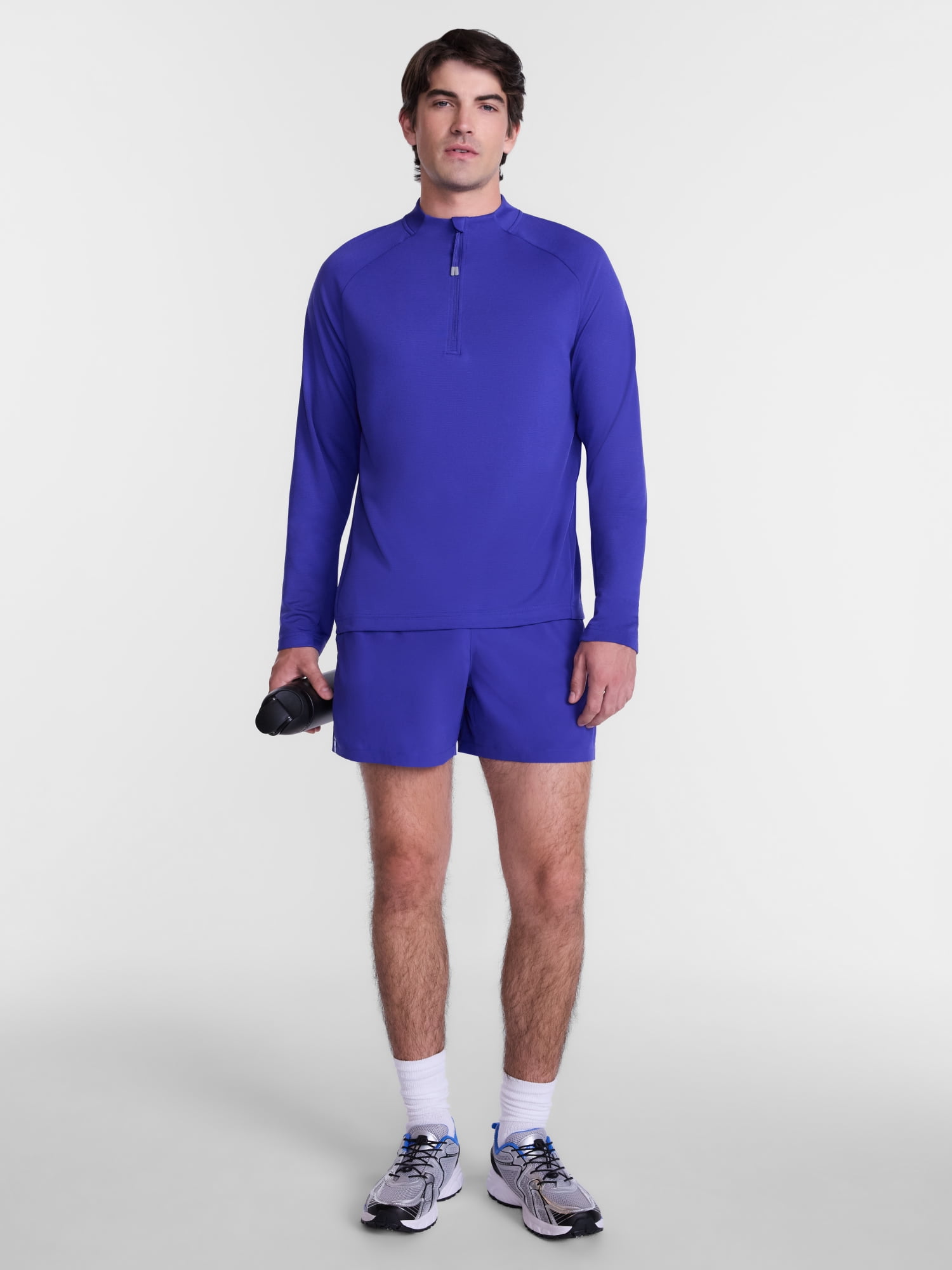 Avia Men's and Big Men's Performance Quarter Zip Pullover, Sizes XS-4XLT