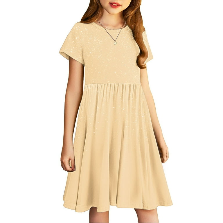 green emerald velvet dress Amazon.com: blibean Tween Girls Dresses Summer Short Sleeve Kids Girl  Wedding Guest Dress Boho Bohemian Casual Swing Outfit Fashion Semi Formal  Party Graduation Clothes Size 6-7 Year Old Cream Beige: Clothing, Shoes main image 1