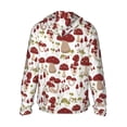 thumbnail image 3 of Sigee Mushroom Print UPF50+ Men's Sun Protection Hoodie Shirt SPF UV Shirt Long Sleeve Fishing Outdoor Lightweight, S-3XL, 3 of 9