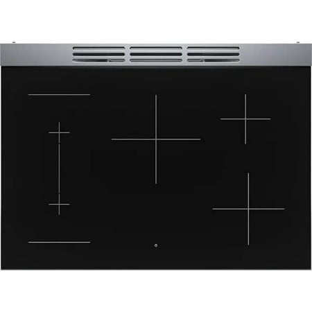 Bosch - 800 Series 3.7 Cu. Ft. Freestanding Electric True Convection Range with CombiZone - Stainless steel