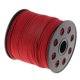 thumbnail image 1 of 100 yardas 2,6 mm bandas de cuerda de cinta de coser suministros de artesanía de bricolaje cordón plano rojo Macarena Cordón plano de terciopelo de Corea, 1 of 7