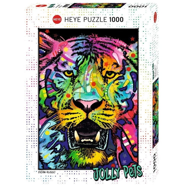 Rompecabezas Jolly Pets: Tigre 1000 Piezas Heye HEYE JOLLY PETS: TIGRE