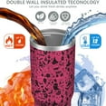 thumbnail image 3 of 30oz Handheld Travel Tumbler with Handle – Double Wall Stainless Steel Insulated Cup, Flip Straw Lid, Leak-Proof & BPA-Free for Hot and Cold Drinks – Durable Coffee & Juice Mug Pink, 3 of 7