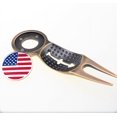 thumbnail image 3 of Golf Bandera Americana Metal Verde Tenedor Marca Creativa Bola Tenedor Regalo de Recuerdo, Aleación de Aluminio con Marcador de Bola, 3 of 5
