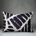 thumbnail image 3 of Creative Products Navy Distressed Abstract Rectangles 14x20 Indoor / Outdoor Pillow, 3 of 3