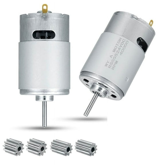 24V 40000RPM Electric Motor 2Pc,High Speed Motor RS555 Kids Ride on Toys Car Motors Kids Ride on Car Accessories