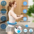 thumbnail image 4 of Cerceau de Mise en Forme Intelligent pour Adultes pour la Perte de Poids, Cerceau Intelligent Ne Tombe Pas 24 Cerceau de Mise en Forme Mobile et Ajustable, Utilisé pour la Perte de Poids et la Mise en Forme, 4 of 5