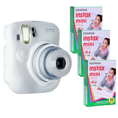 Fujifilm Instax Mini 25 Kit and 3 Fujifilm Instax Film with 10 Exposures FU64-INM25WK30 - Walmart.com