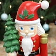 thumbnail image 6 of Sunnydaze Polyresin Santa Claus Christmas Nutcracker Statue, 16.75", 6 of 9